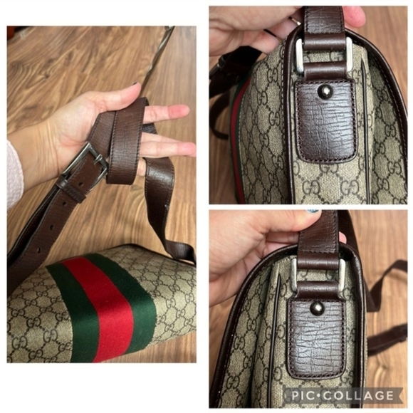 Gucci Canvas Crossbody Bag - Picture 5 of 9